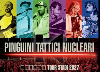 Pinguini Tattici Nucleari in concerto 2027 Stadio Maradona a Napoli