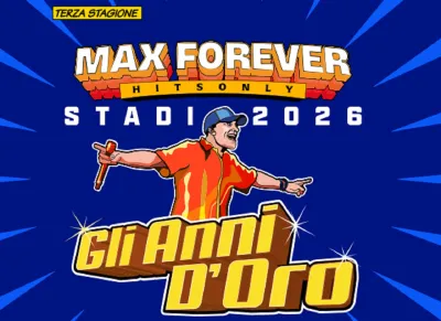Max Pezzali 2026 Stadio Maradona a Napoli