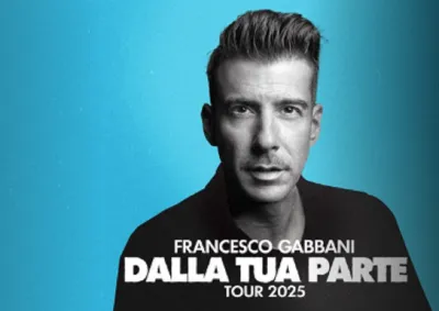 Francesco Gabbani in concerto 2025 Palapartenope a Napoli
