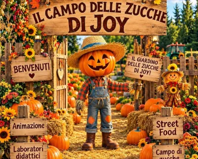 Programma Campo delle zucche di Joy 2026