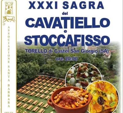 Sagra del Cavatiello e Stoccafisso 2026 a Castel San Giorgio