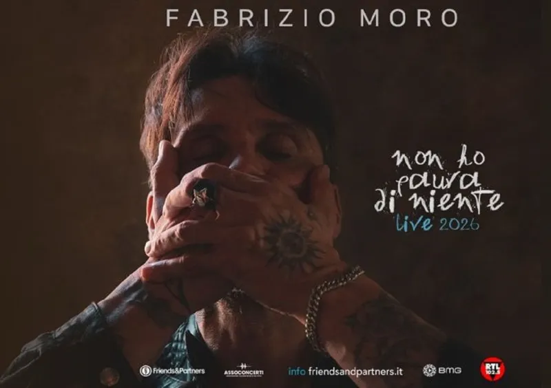 Fabrizio Moro in concerto 2026 Casa della Musica Federico I Napoli - Napoli