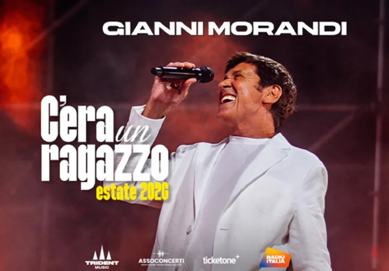 Concerto Gianni Morandi in concerto 2026 Arena Flegrea a Napoli