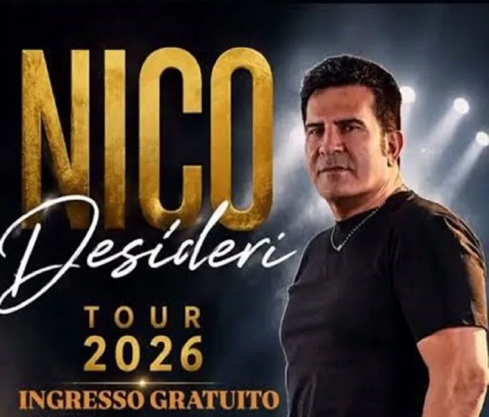 Nico Desideri in concerto 2026 a Musicile di Portico di Caserta
