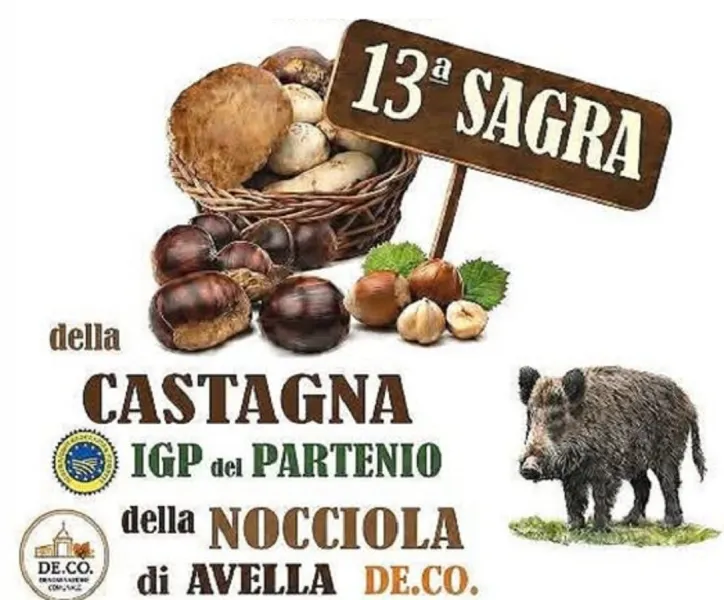Sagra della Castagna IGP del Partenio e della nocciola 2026 a Avella