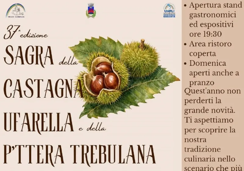 Sagra della castagna a Treglia di Pontelatone - Sagra della Castagna Ufarella 2026