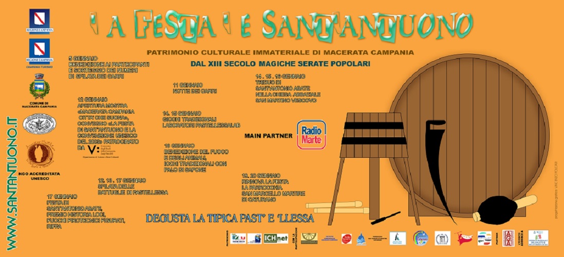 A festa e Sant Antuono 2019 Antonio Abate 1200 bottari Macerata Campania.jpg