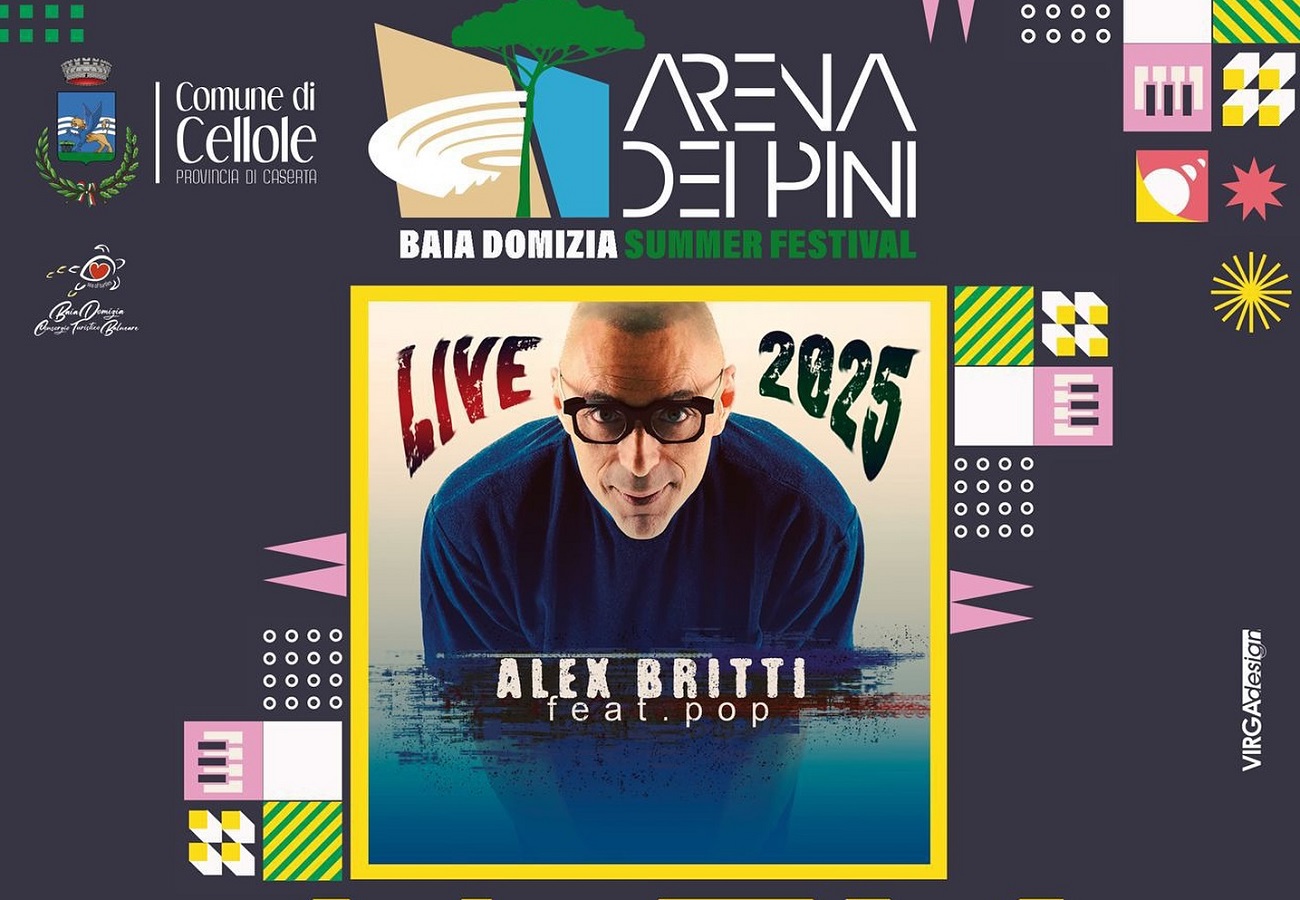 Alex Britti in concerto 2025 Arena dei Pini - Baia Domizia