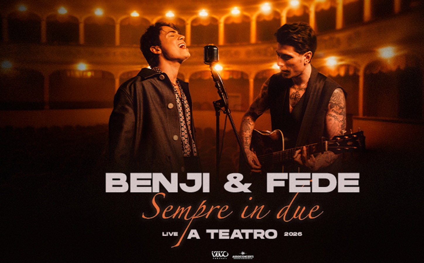 Benji & Fede in concerto 2026 Teatro Augusteo