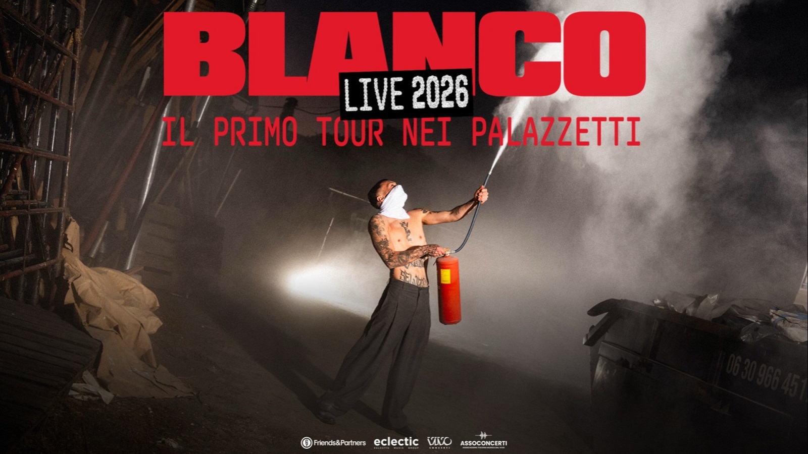 Blanco in concerto 2026 Palapartenope