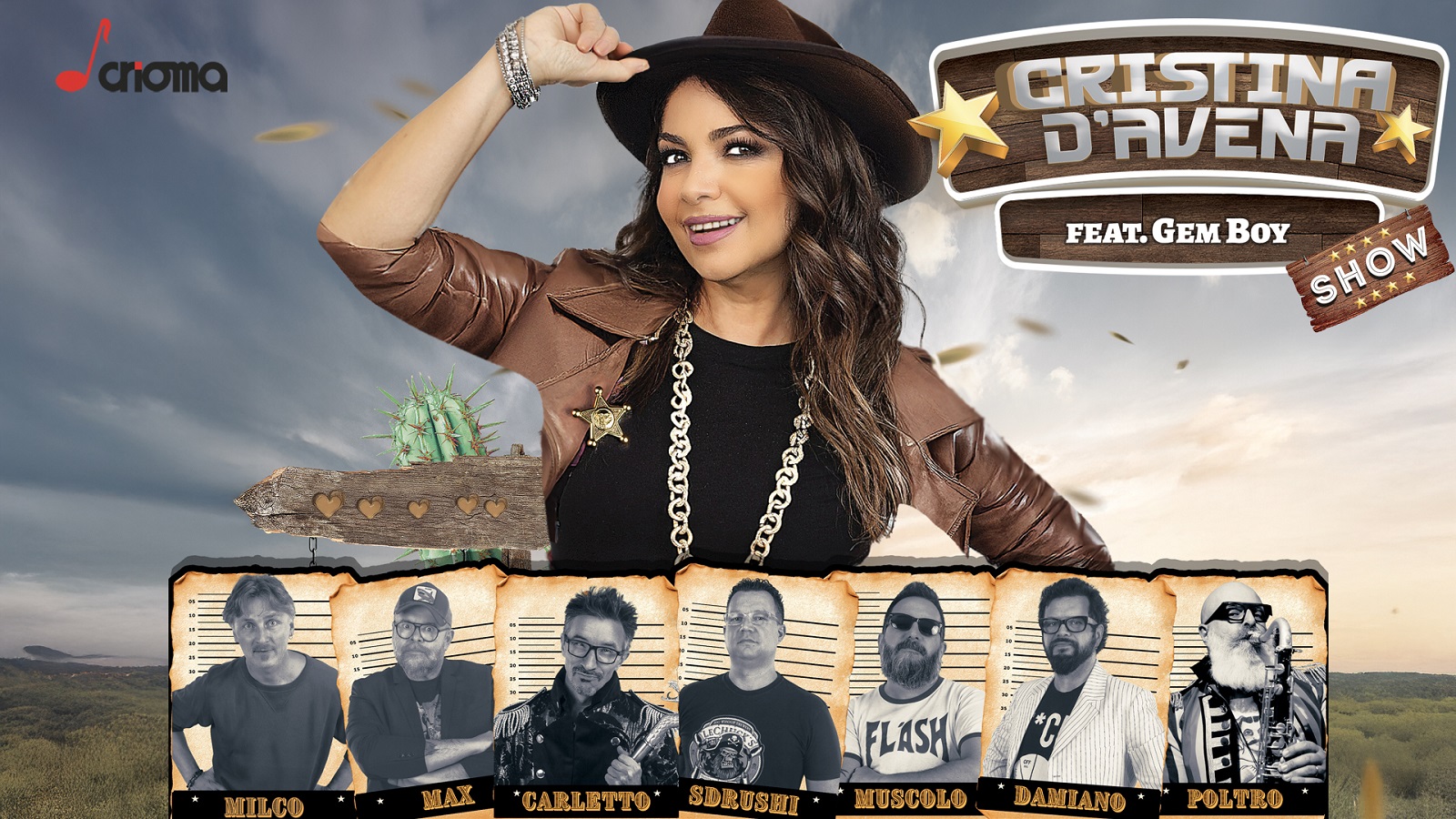 Cristina D'Avena feat Gem Boy Show 2026