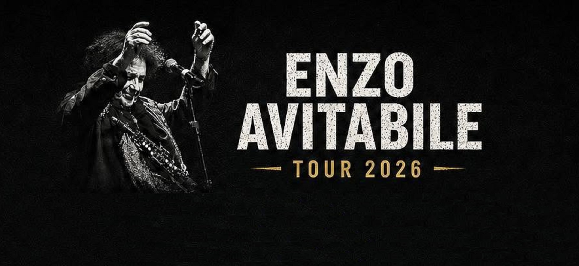 Enzo Avitabile bottari e black tarantella in concerto 2026