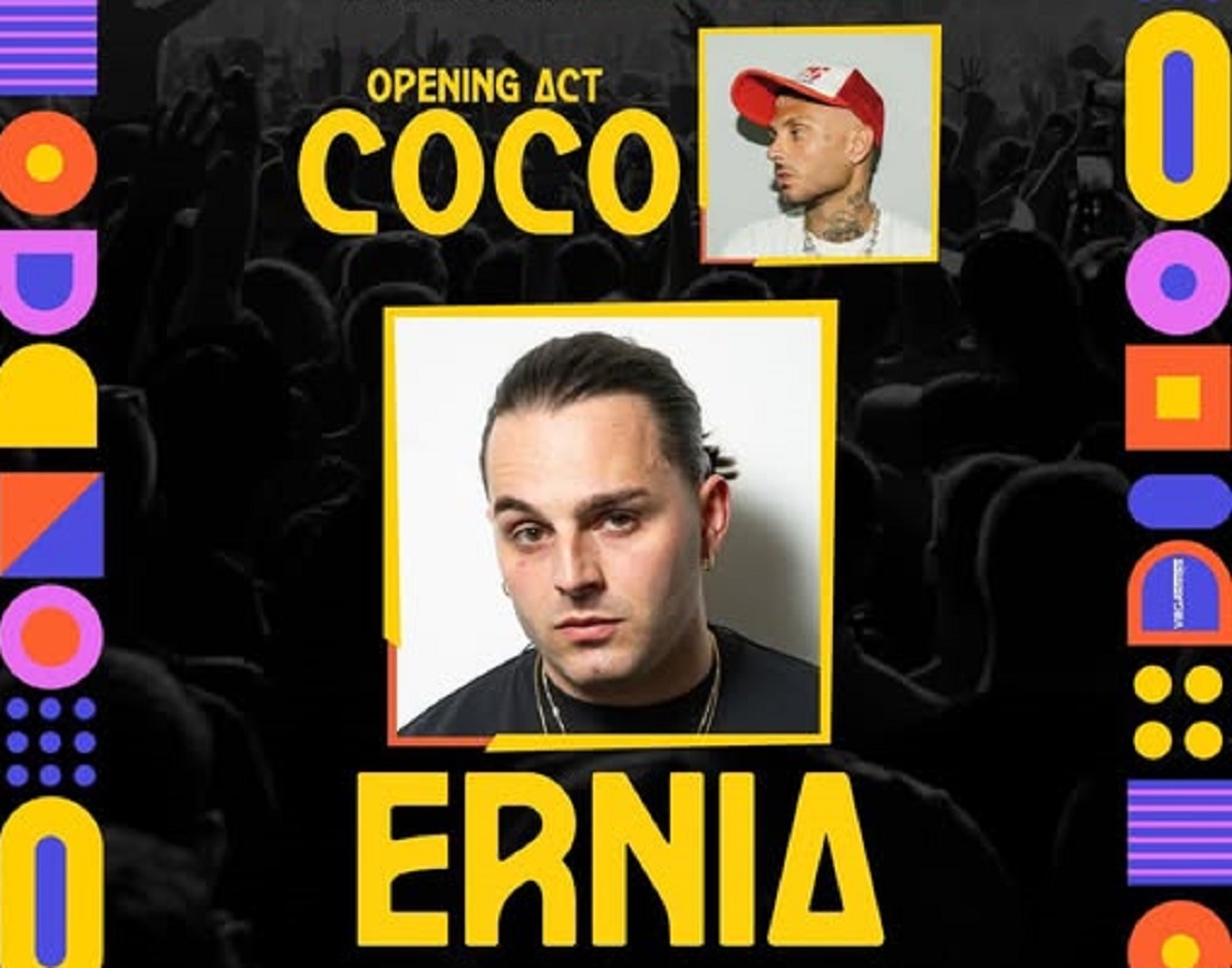 Ernia in concerto 2026 Arena dei Pini