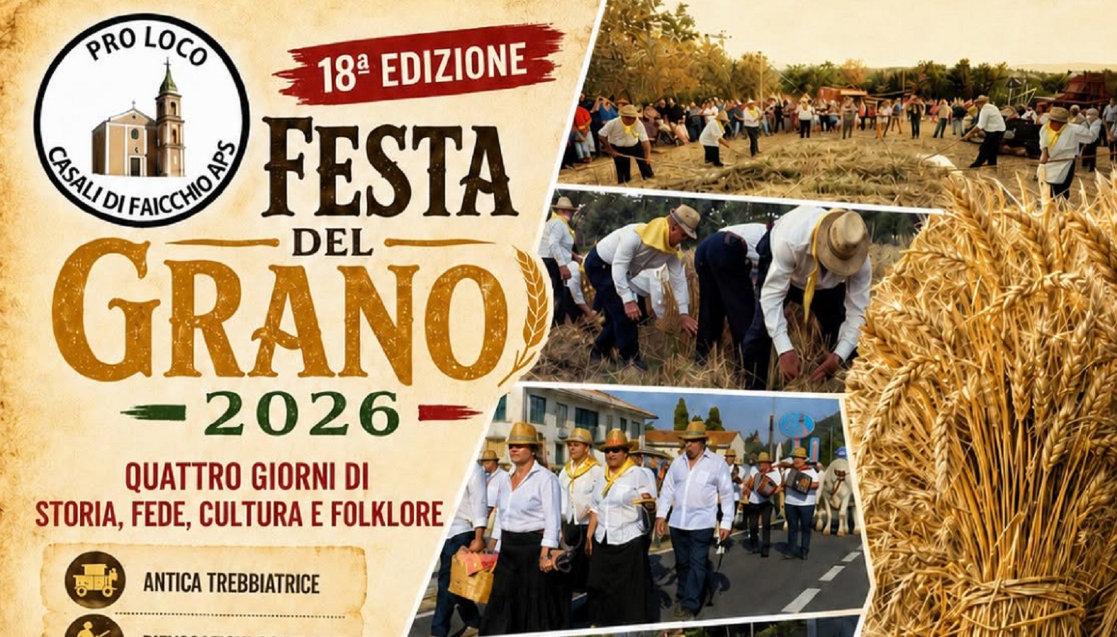 Festa del grano 2026