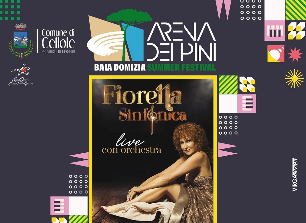 Fiorella Mannoia in concerto 2025 Arena dei Pini - Baia Domizia