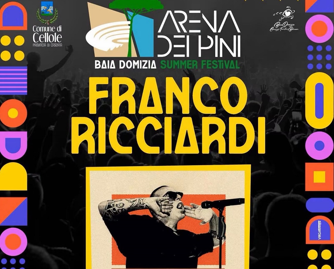 Franco Ricciardi in concerto 2026 Arena Dei Pini
