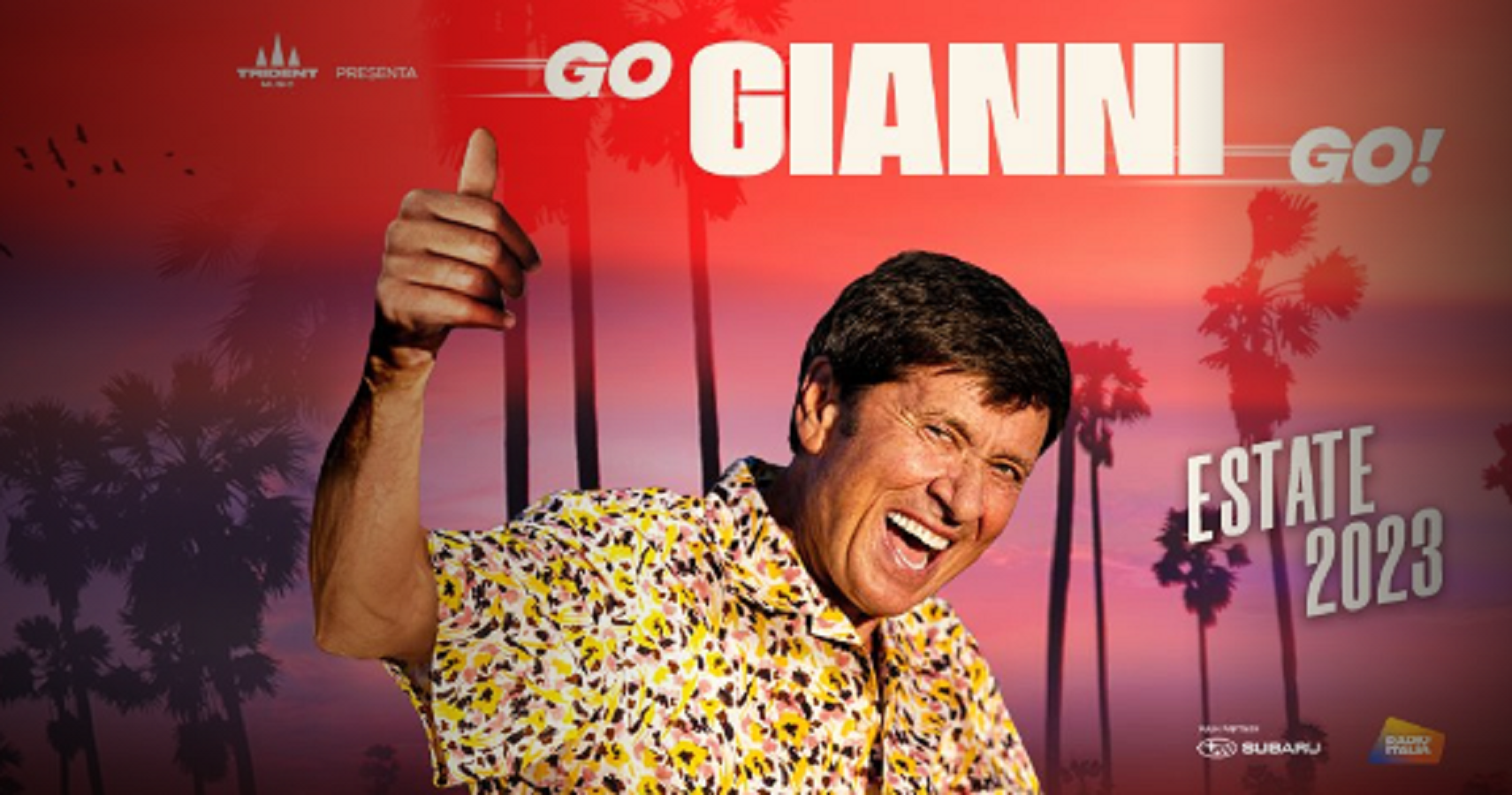 Gianni Morandi in concerto Arena dei pini