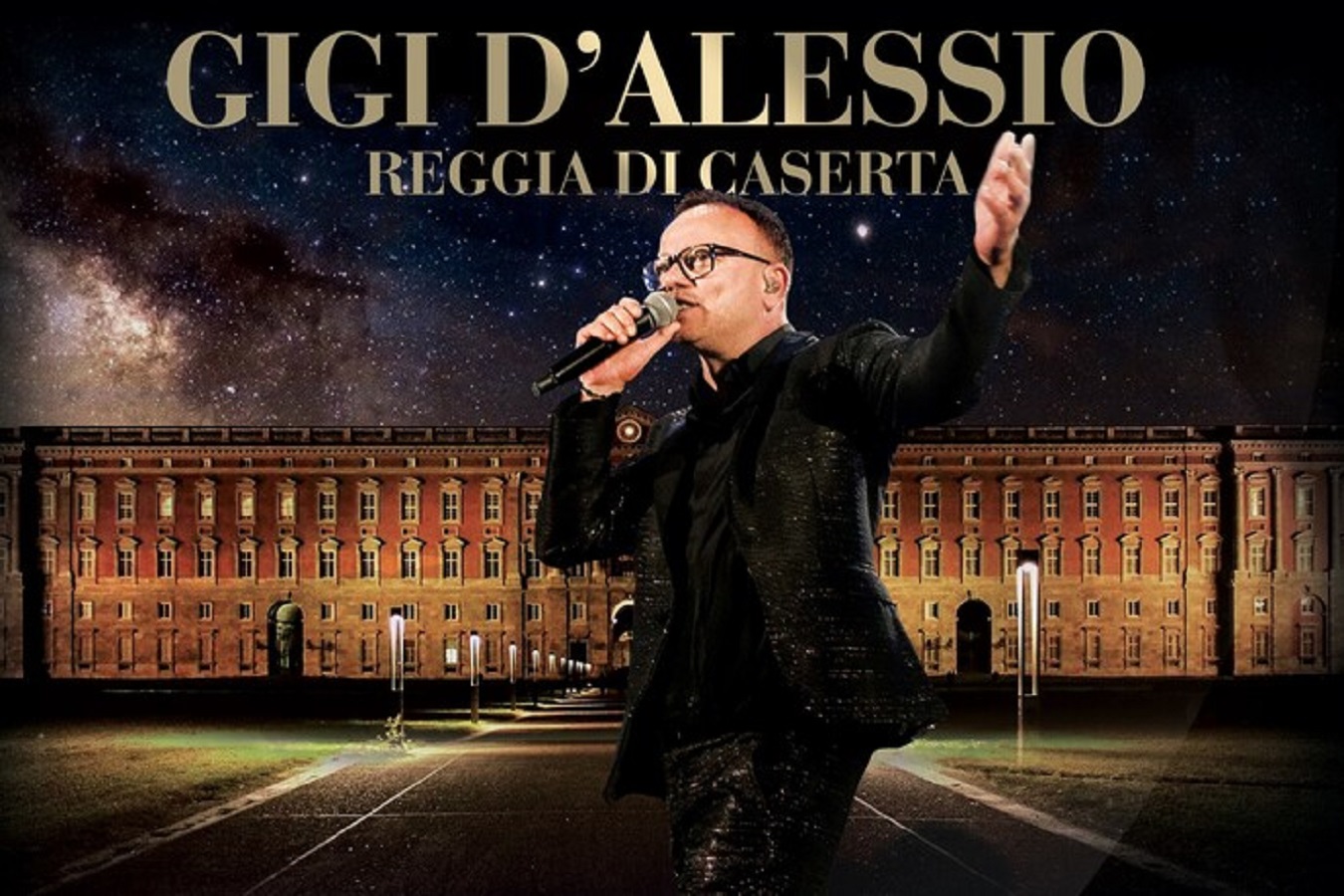 Gigi D'Alessio in concerto alla Reggia di Caserta. 5 date settembre 2024