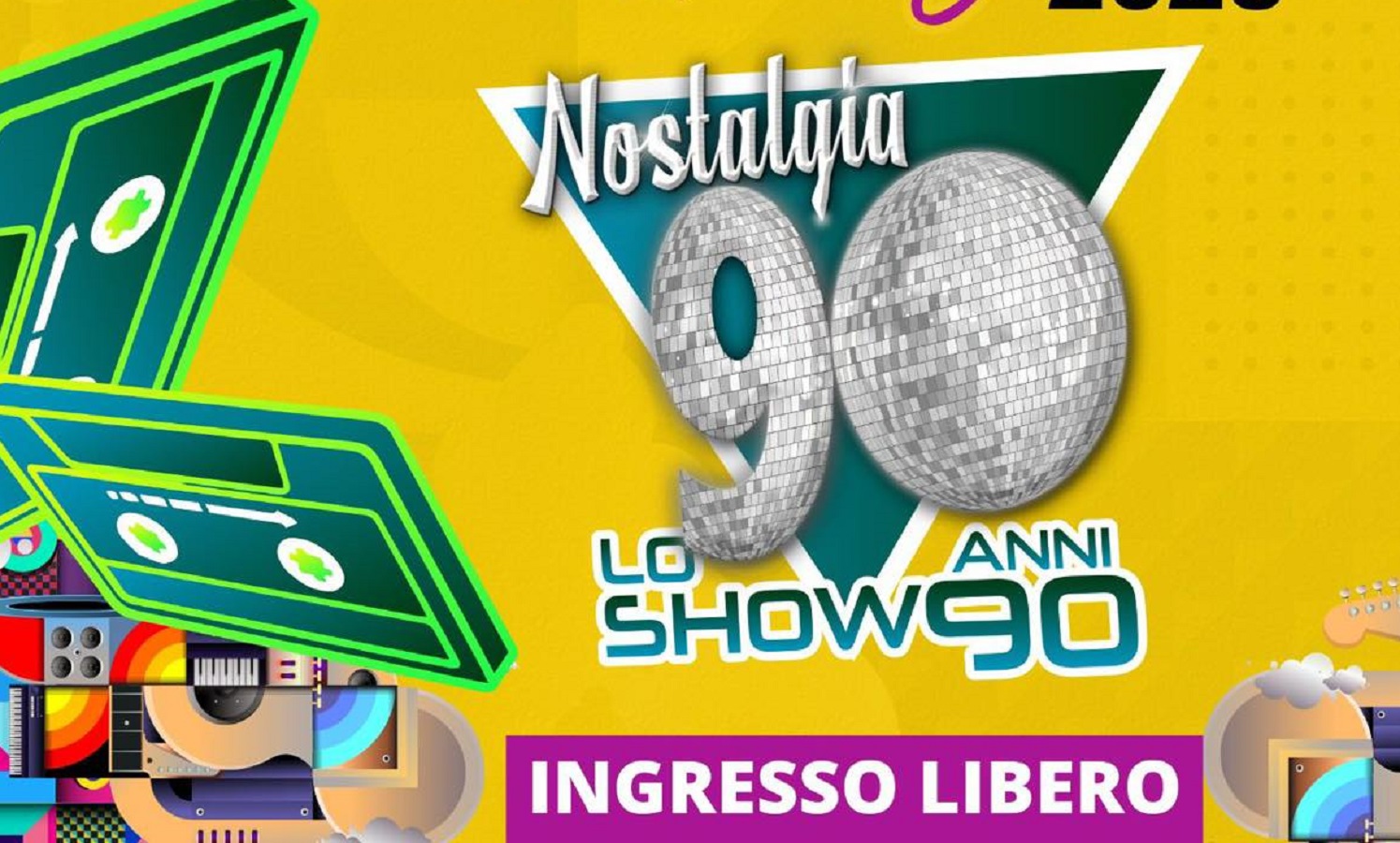 Nostalgia 90 lo Show Anni 90 Arena dei pini