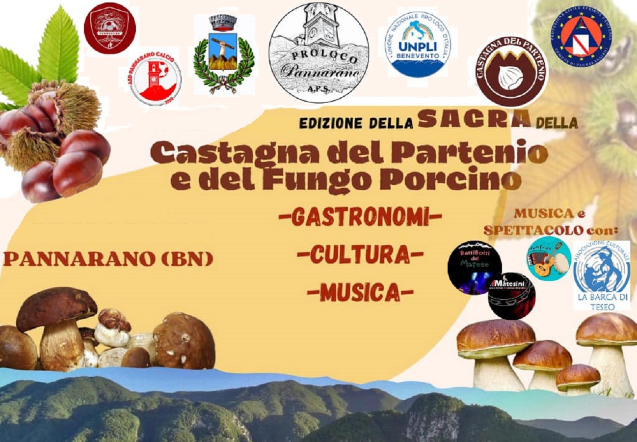 Sagra della Castagna del Partenio e del Fungo Porcino 2025