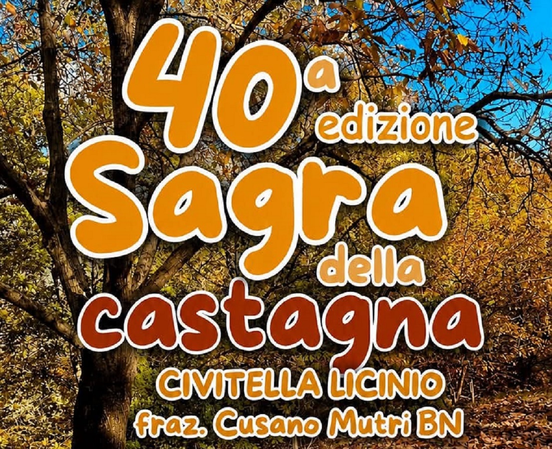 Sagra della Castagna 2026 a Civitella Licinio di Cusano Mutri