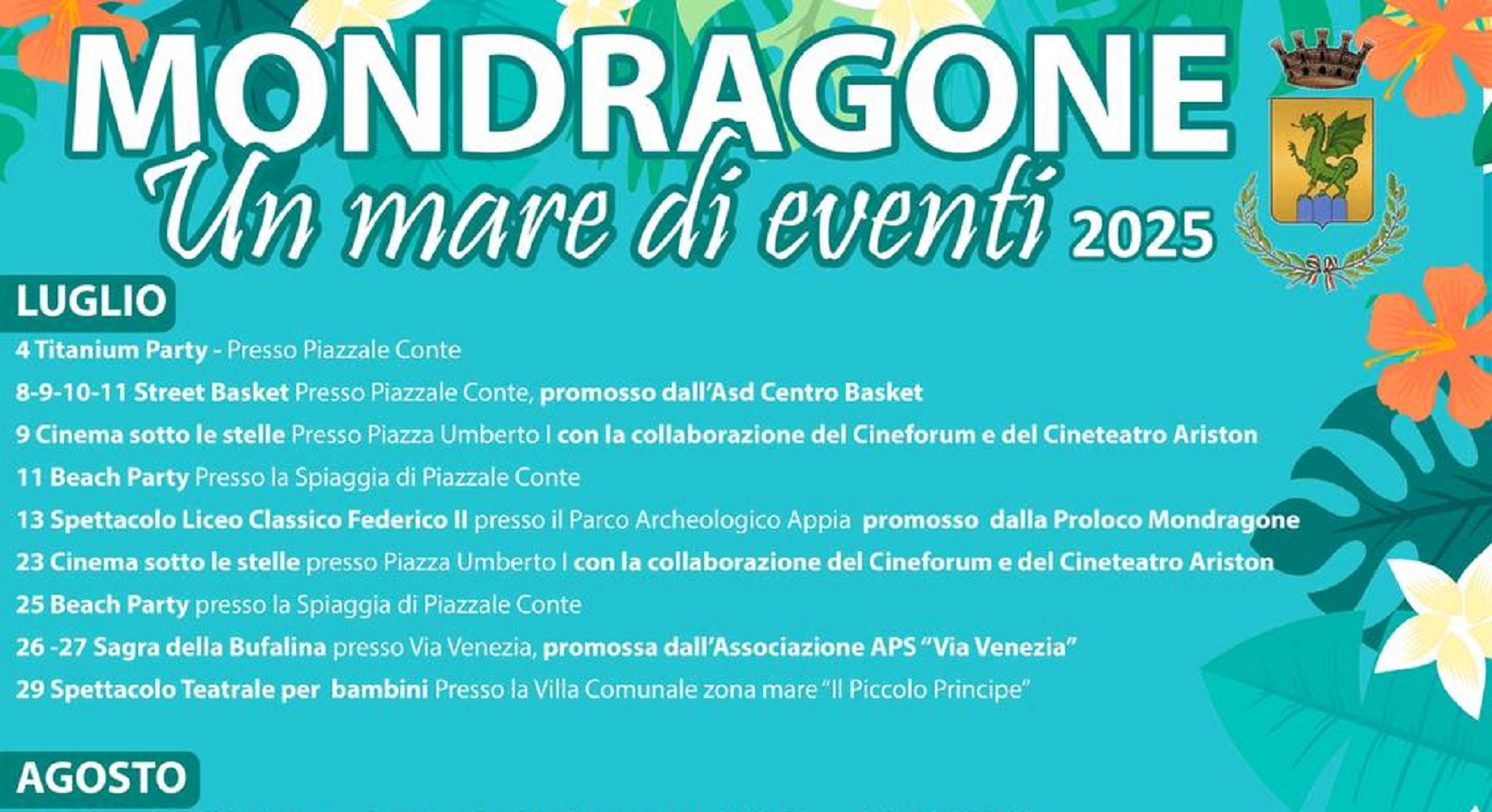 Un mare di eventi Estate 2025