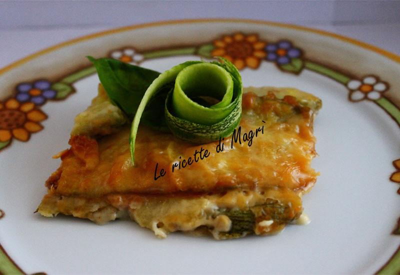 Parmigiana bianca di zucchine impanate.JPG